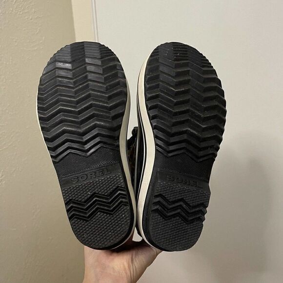 SOREL Caribou yoot pac Winter waterproof sherpa line lace up brown boots youth 1 - Picture 4 of 11